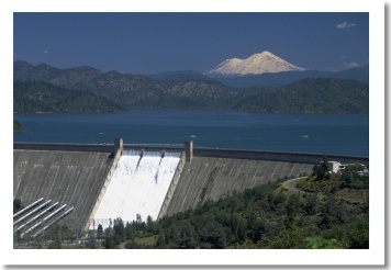  Mount Shasta, Lake Shasta, Shasta Dam, Shasta Dam