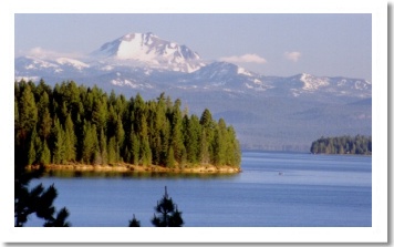 Lake Almanor and Mount Lassen
