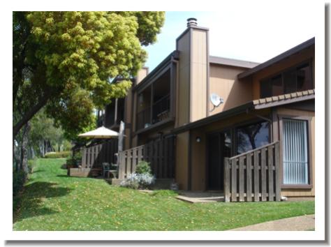 The Blufffs condo with a view of Redding.