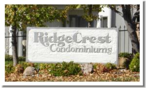 Ridgecrest condo sign